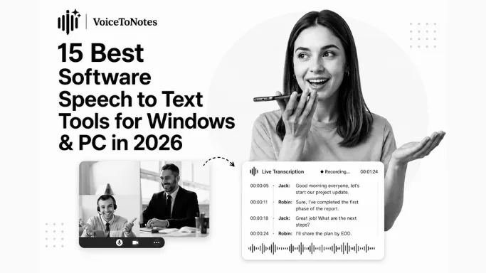 15 Best Software Speech to Text for Windows & PC in 2026