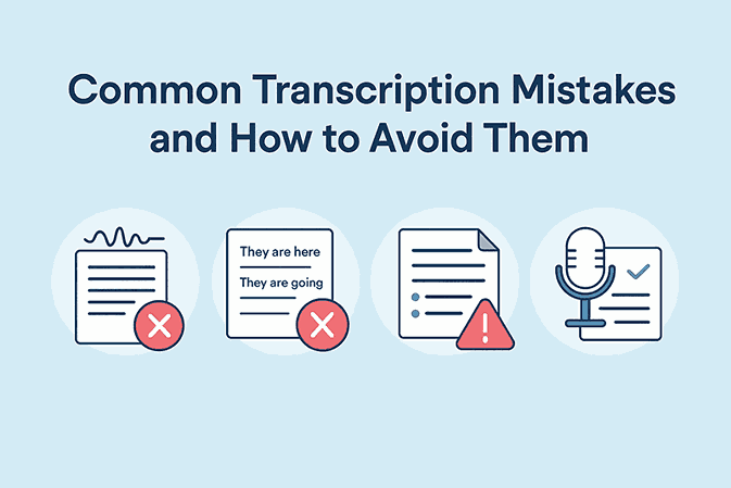 Top 7 Common Voice to Text Transcription Mistakes & Avoid Them