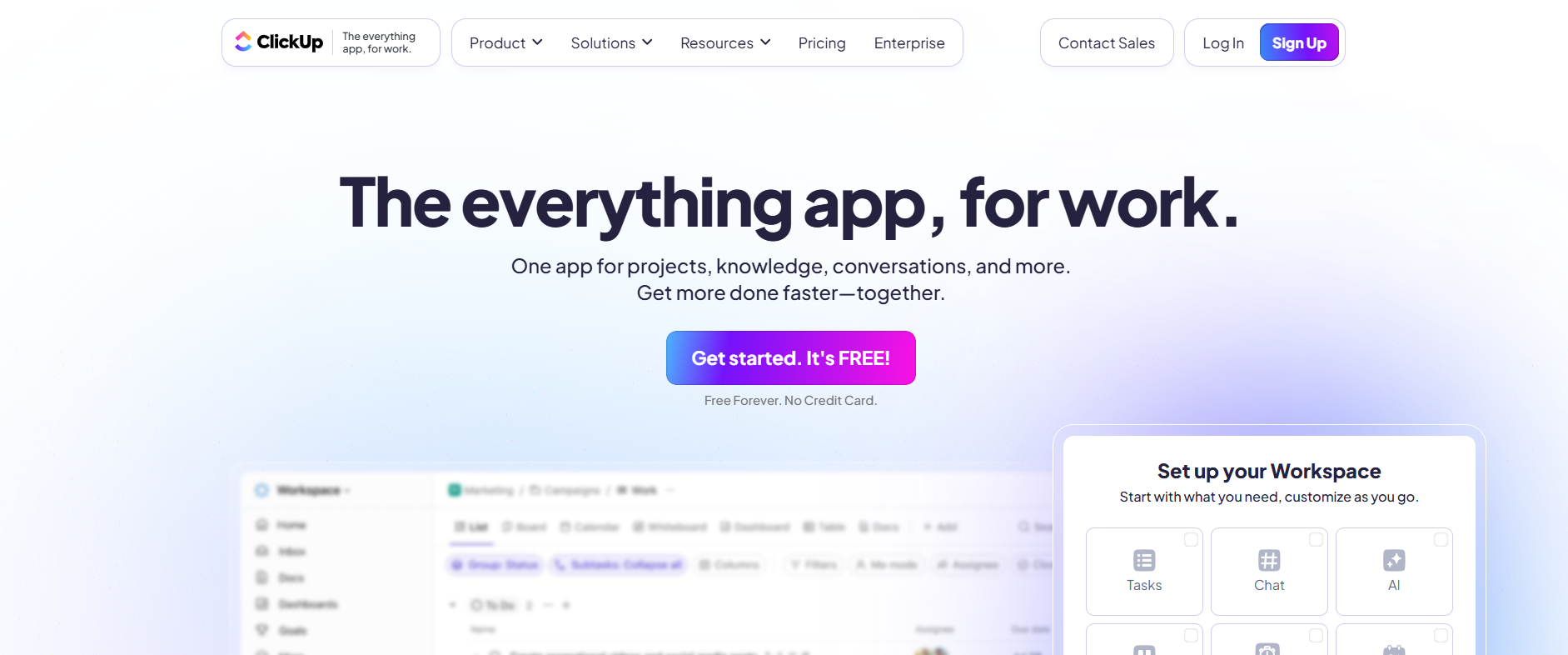 ClickUp: Best Voice to Notes software 