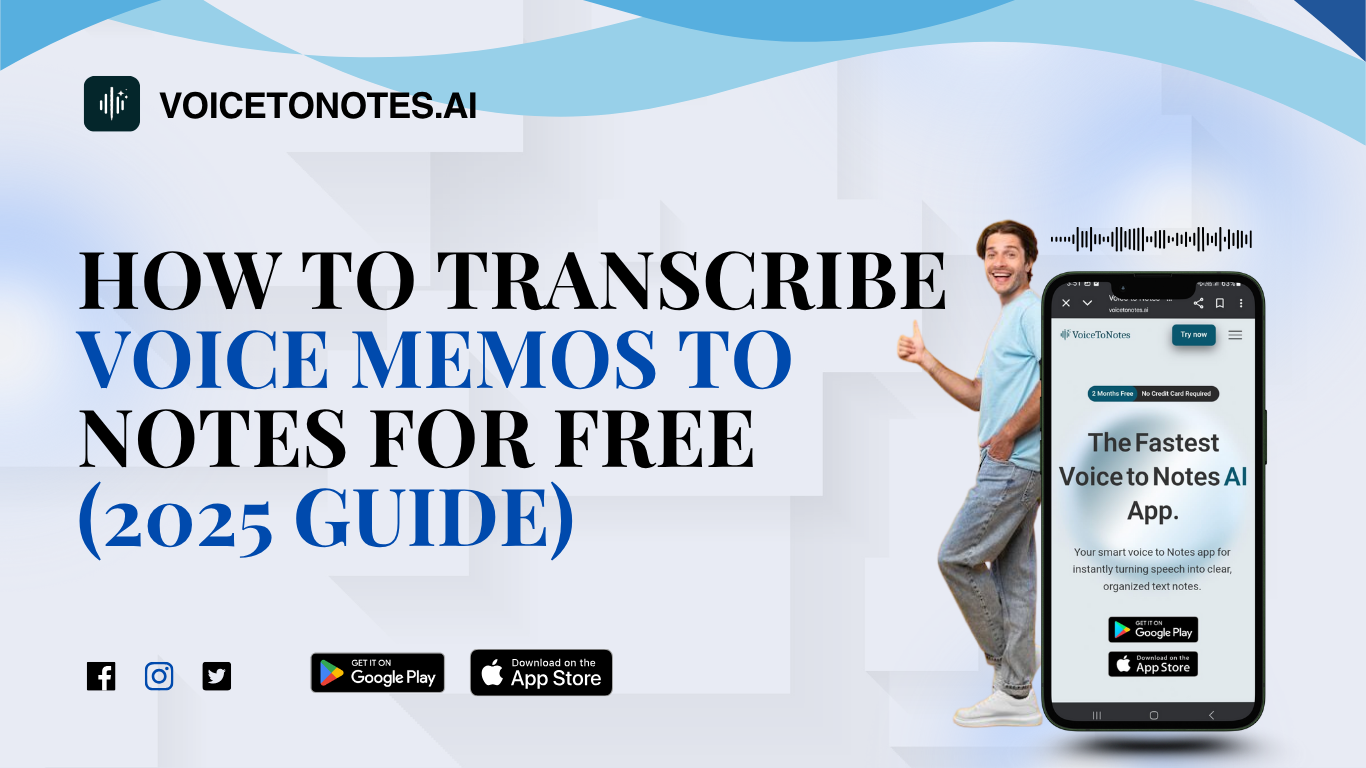Free Voice Memo to Text Transcription Guide 2025