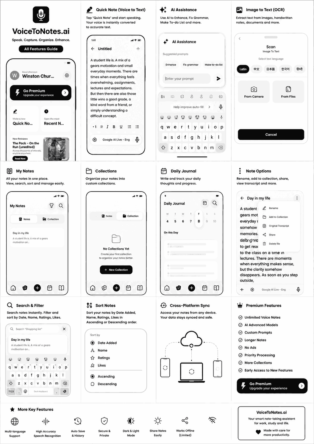 All Features Overview